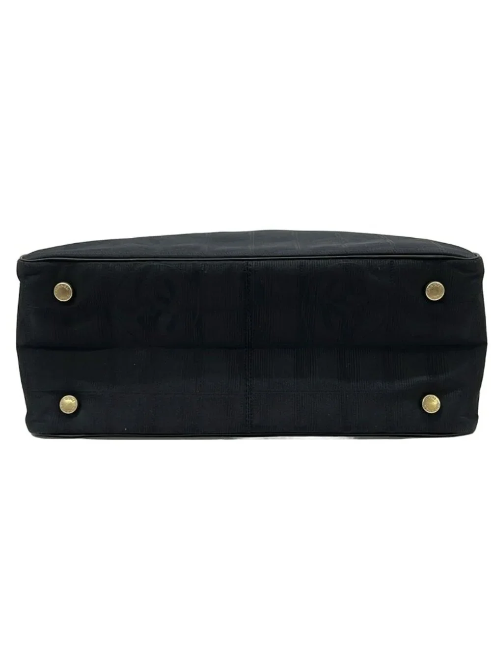 Chanel Tote Bag New Travel Line PM Black Leather